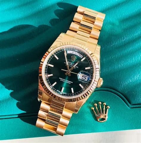 rolex day date green replica|rolex day date alternative.